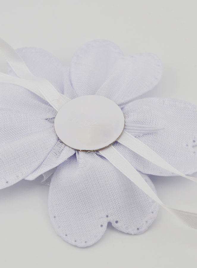 Regalo de Bautizo - Medalla de Cuna con Flores - Ángel de la Guarda (pic 4)