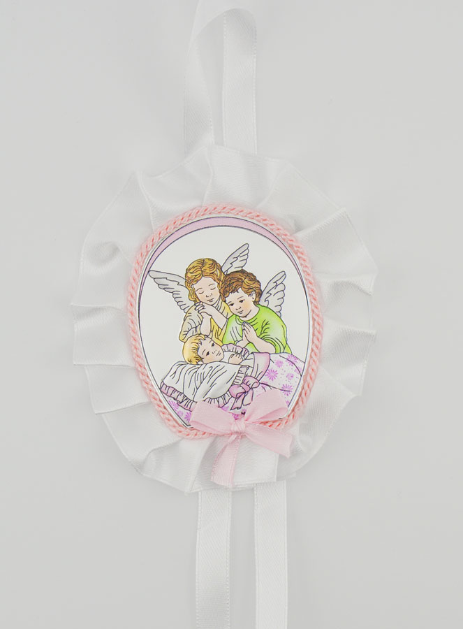 Regalo de Bautismo - Medalla de Cuna del Ángel de la Guarda (pic 1)