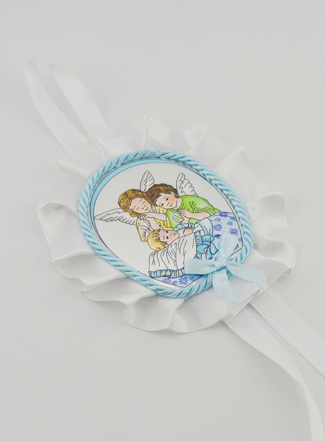 Regalo de Bautismo - Medalla de Cuna con Ángel de la Guarda (pic 3)