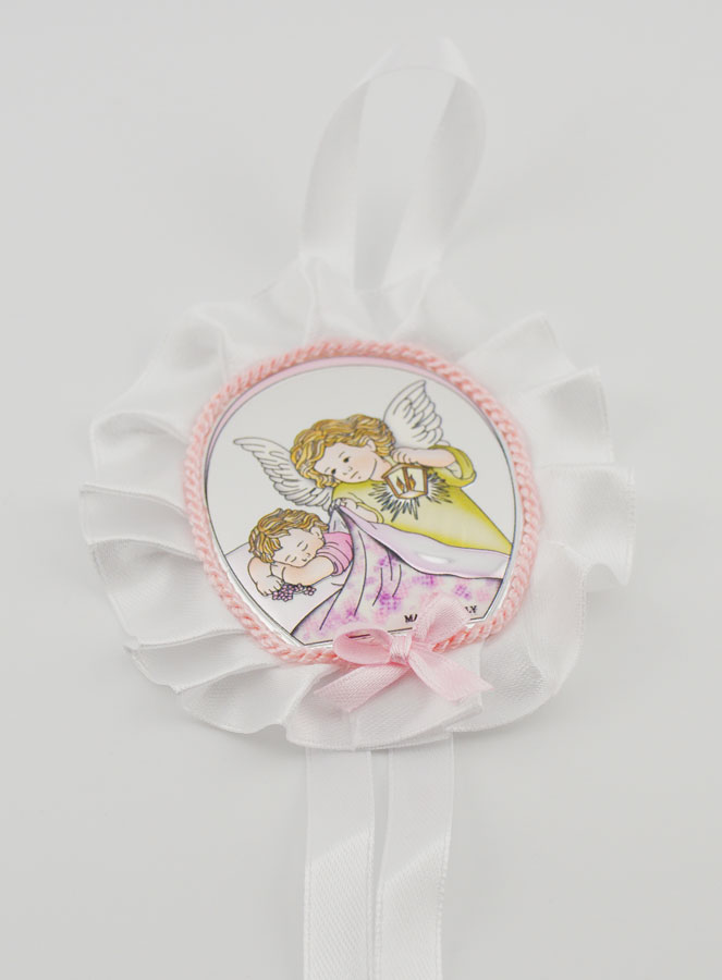 Regalo de Bautismo - Medalla de Cuna de Ángel con Linterna (pic 2)