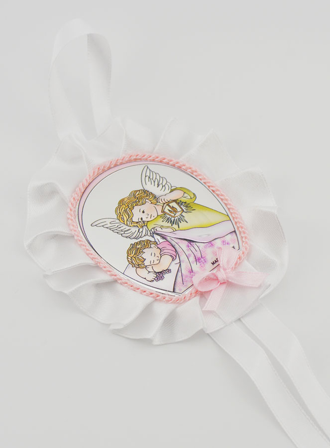 Regalo de Bautismo - Medalla de Cuna de Ángel con Linterna (pic 3)