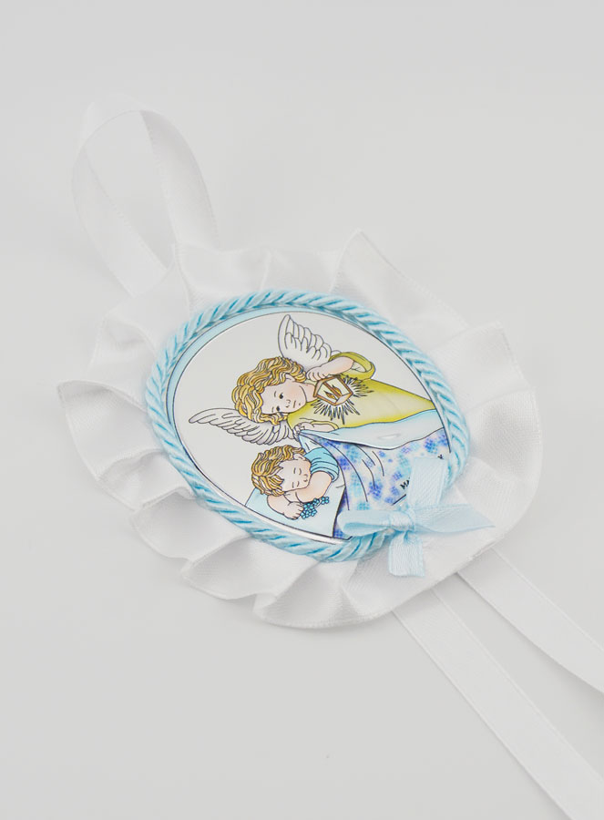 Regalo de Bautismo - Medalla de Cuna de Ángel con Linterna (pic 3)