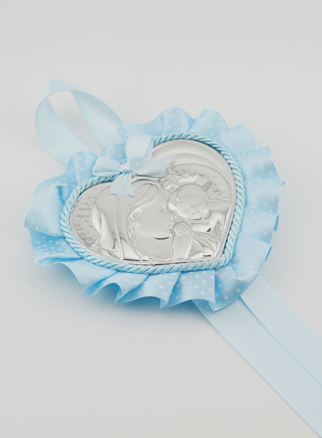 Regalo de Bautismo - Medalla de Cuna de la Virgen con el Niño (pic 3)