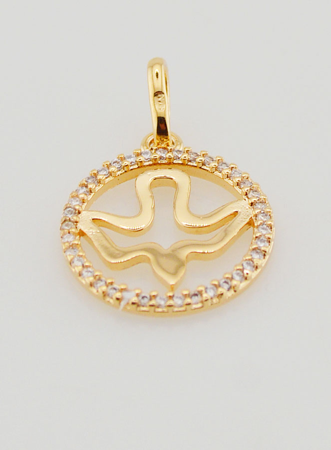 Medalla de Confirmación Calada de 15 mm - Espíritu Santo (pic 2)