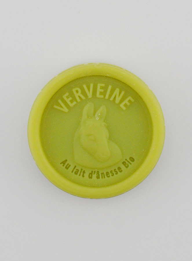 Jabón orgánico de leche de burra y verbena - 25 g (pic 1)