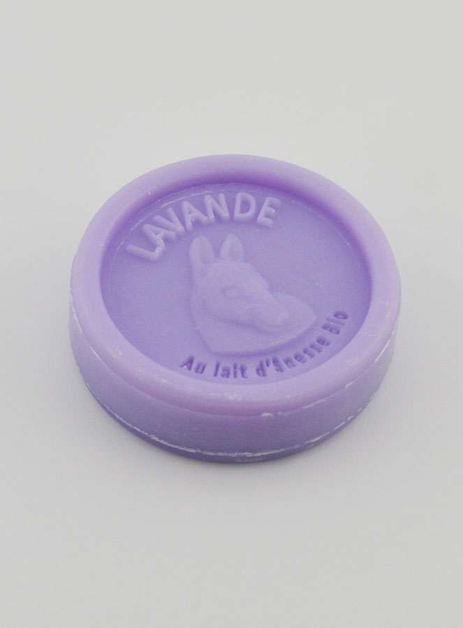 Jabón de leche de burra orgánico y lavanda - 25 g (pic 3)