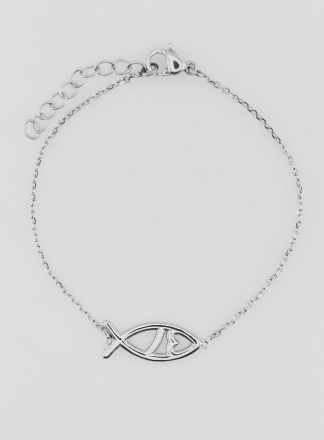 Pulsera Religiosa Ichtus - Plata de Ley 925 (pic 1)