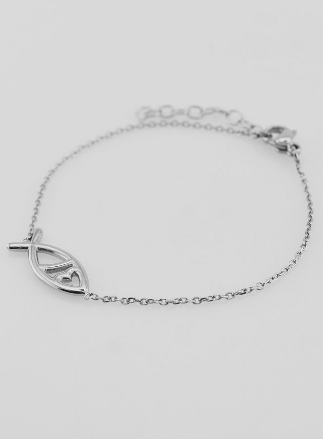 Pulsera Religiosa Ichtus - Plata de Ley 925 (pic 3)