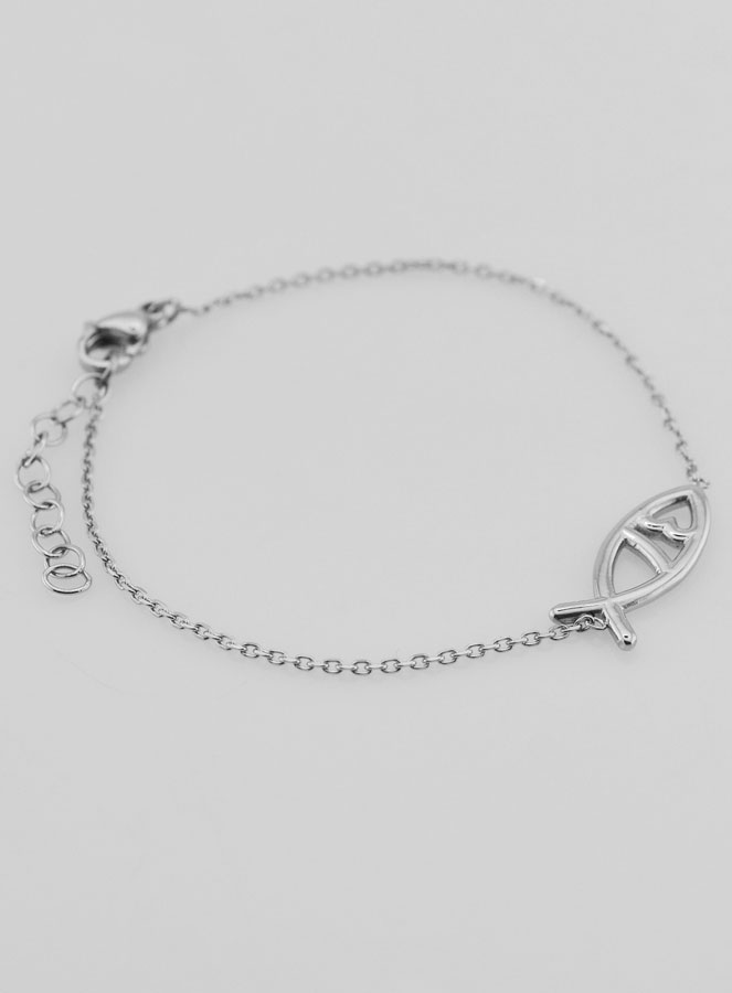 Pulsera Religiosa Ichtus - Plata de Ley 925 (pic 4)