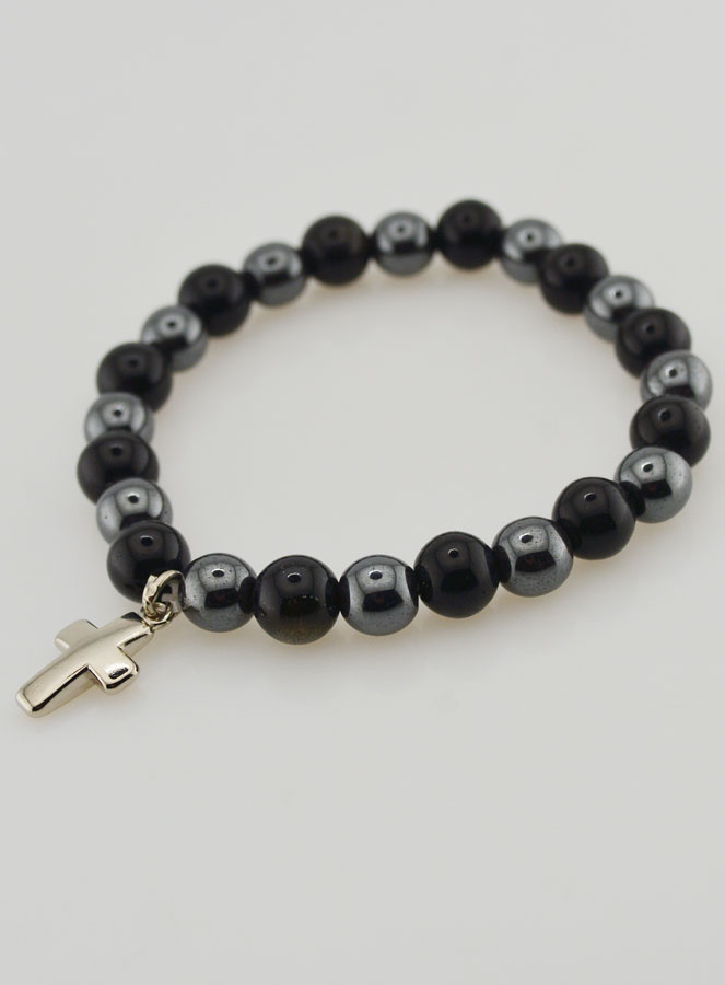 Pulsera de Piedras Naturales - Hematita y Obsidiana Dorada (pic 3)