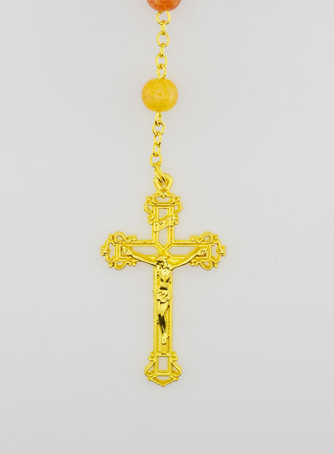 Rosario de la Medalla Milagrosa con Cuentas de Vidrio - Multicolor (pic 3)