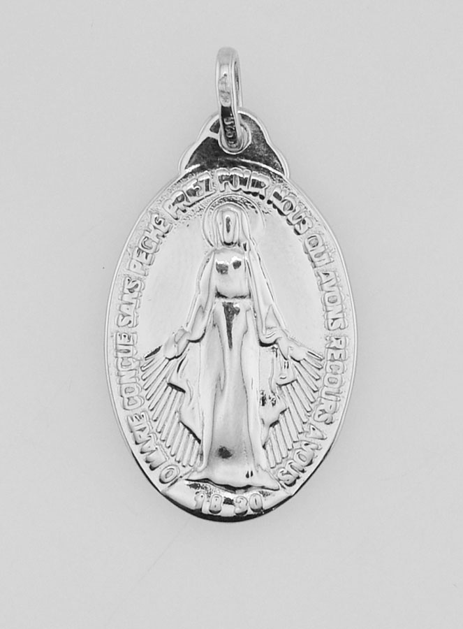 Medalha Milagrosa em Prata - 23mm (pic 1)