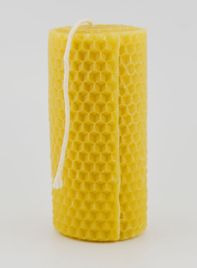 Vela decorativa de cera de abejas - 10 cm (pic 1)