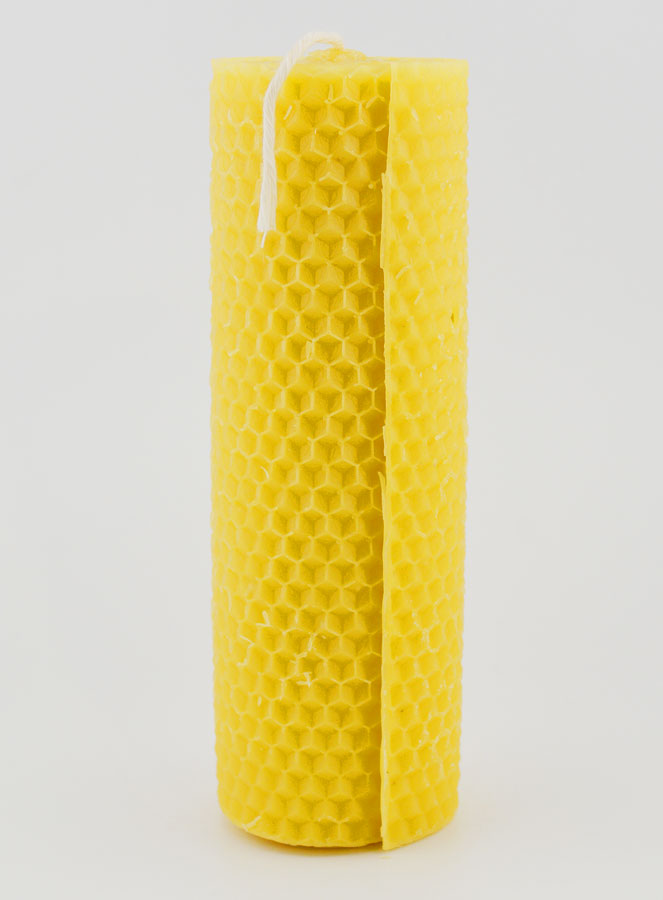 Vela decorativa de cera de abejas - 15 cm (pic 1)