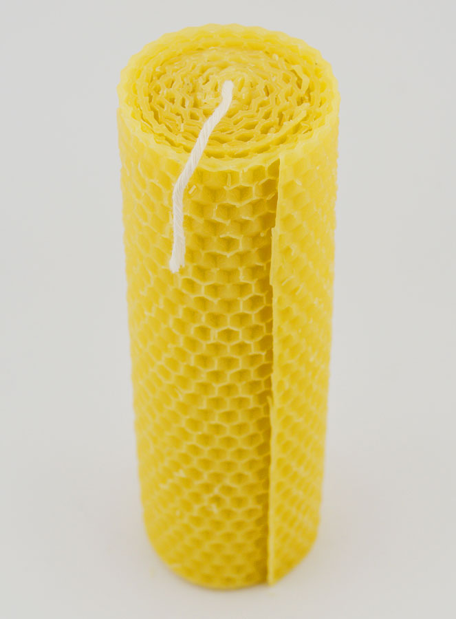 Vela decorativa de cera de abejas - 15 cm (pic 2)