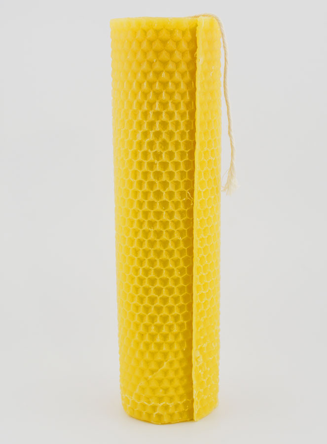 Vela decorativa de cera de abeja - 20 cm (pic 1)