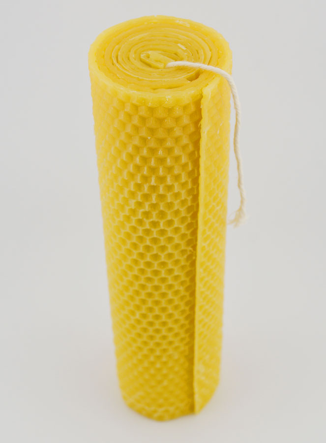 Vela decorativa de cera de abeja - 20 cm (pic 2)