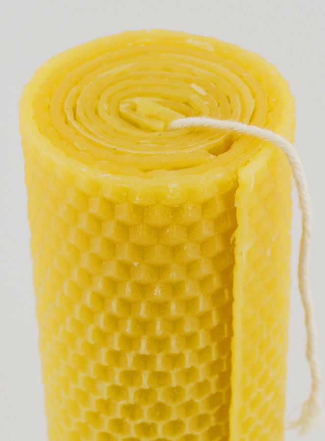 Vela decorativa de cera de abeja - 20 cm (pic 4)
