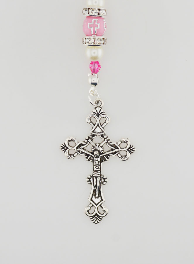 Rosario de la Virgen María - Perlas Rosas (pic 3)