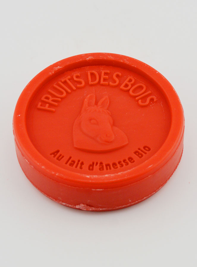 Jabón orgánico de leche de burra y frutos del bosque - 100 g (pic 3)