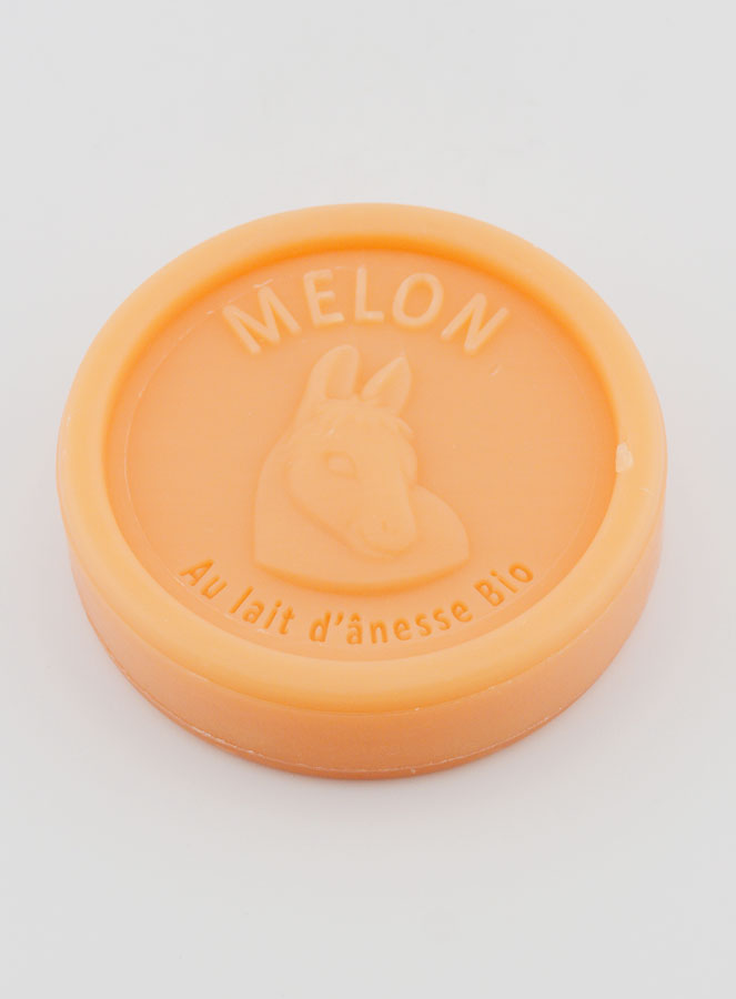 Jabón orgánico de leche de burra y melón - 100 g (pic 3)