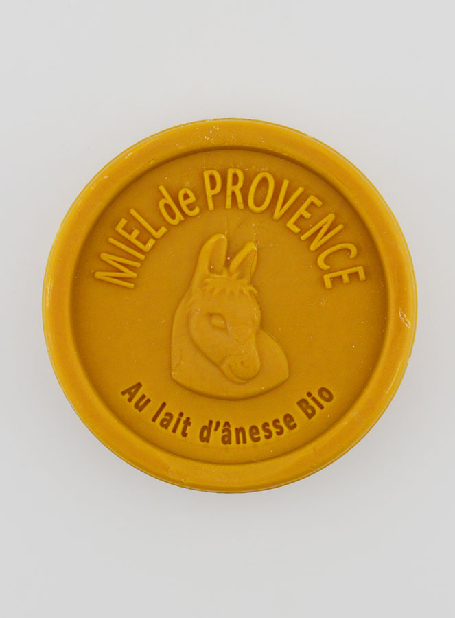 Jabón orgánico de leche de burra y miel de Provenza - 100 g (pic 1)