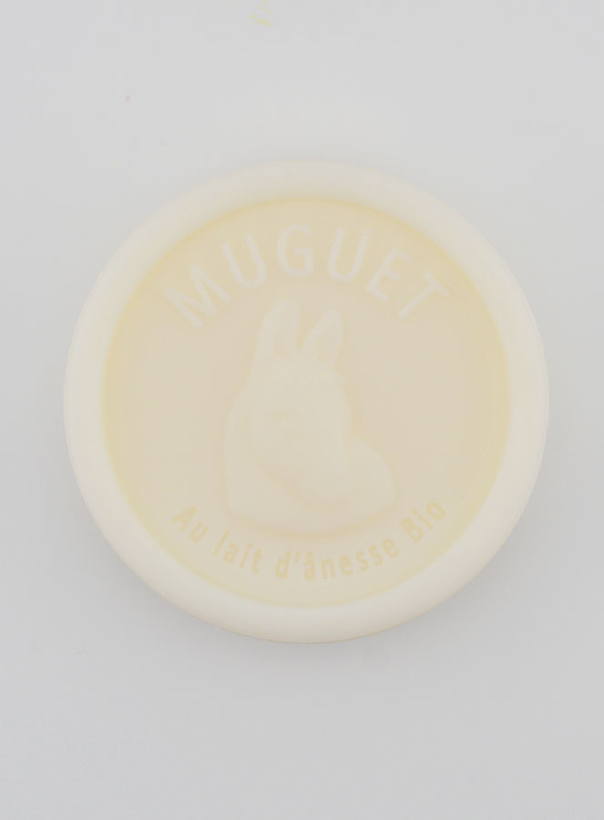 Jabón orgánico de leche de burra y lirio de los valles - 100 g (pic 1)