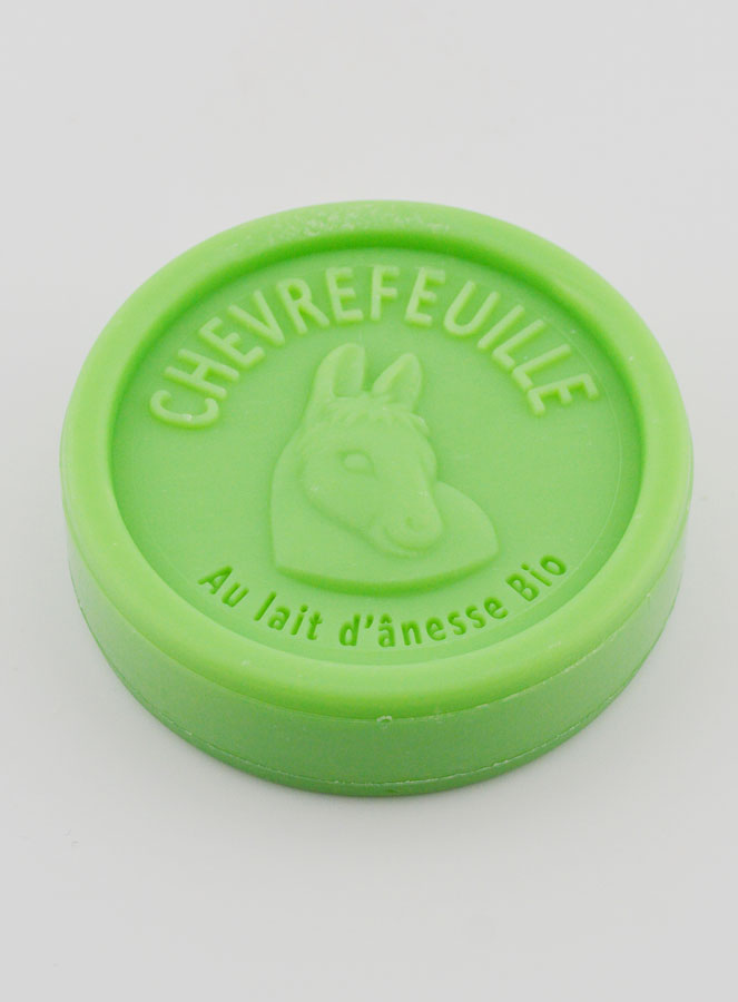 Jabón orgánico de leche de burra y madreselva - 100 g (pic 3)