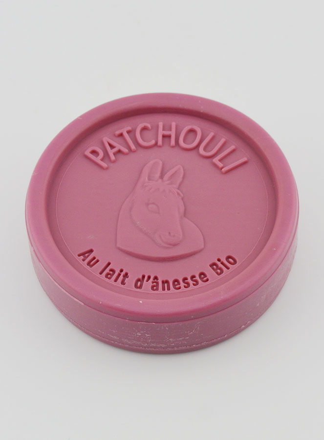 Jabón orgánico de leche de burra y pachulí - 100 g (pic 3)