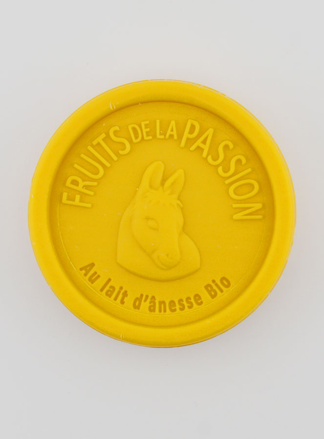 Jabón orgánico de leche de burra y maracuyá - 100 g (pic 1)