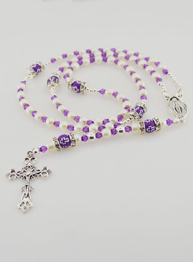Rosario de la Virgen María - Morado (pic 2)