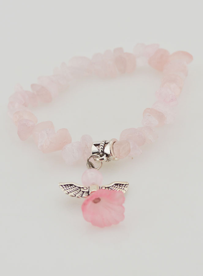 Pulsera infantil de ángel de la guarda - Rosa (pic 2)