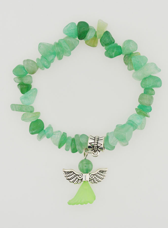 Pulsera infantil Ángel de la Guarda - Verde (pic 1)