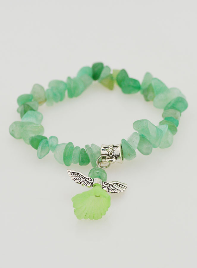 Pulsera infantil Ángel de la Guarda - Verde (pic 2)