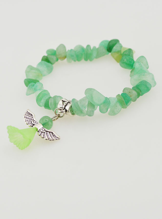 Pulsera infantil Ángel de la Guarda - Verde (pic 3)