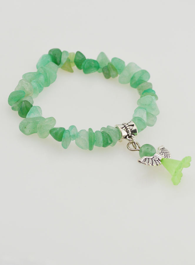 Pulsera infantil Ángel de la Guarda - Verde (pic 4)