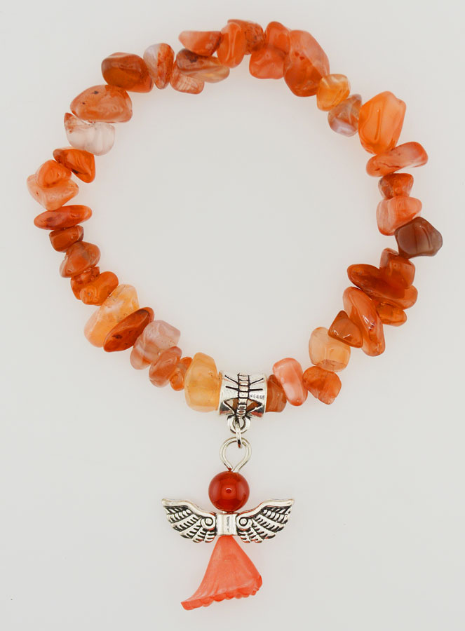 Pulsera infantil de ángel de la guarda - Naranja (pic 1)