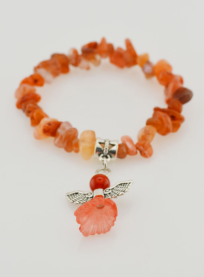 Pulsera infantil de ángel de la guarda - Naranja (pic 2)