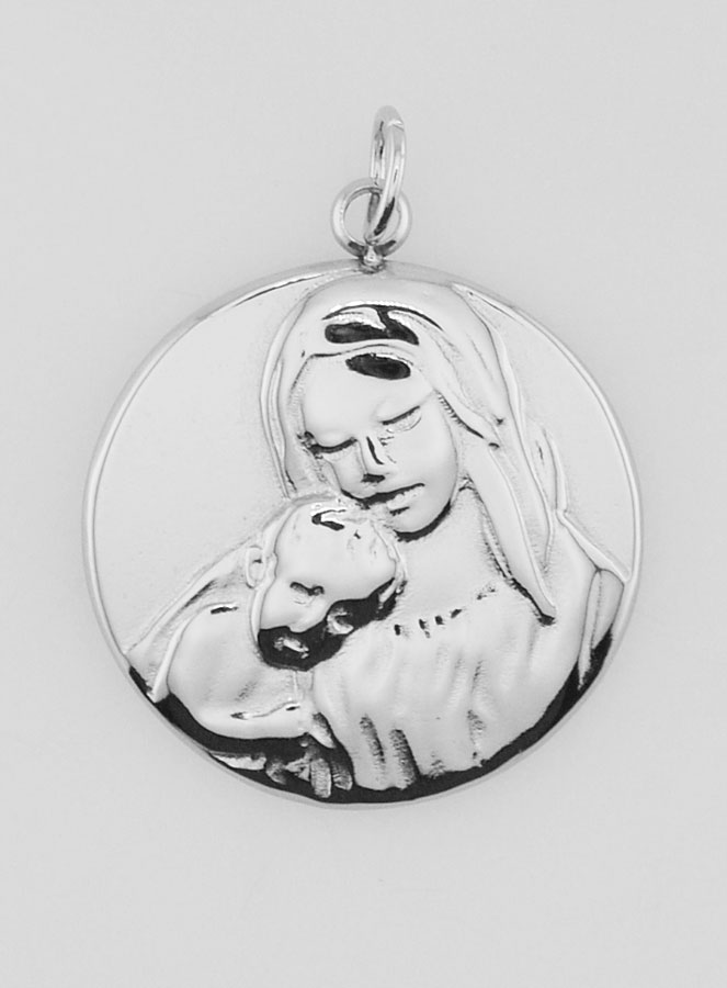 Medalla de la Virgen con el Niño – 20mm (pic 1)
