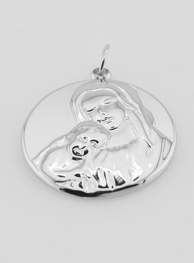 Medalla de la Virgen con el Niño – 20mm (pic 2)