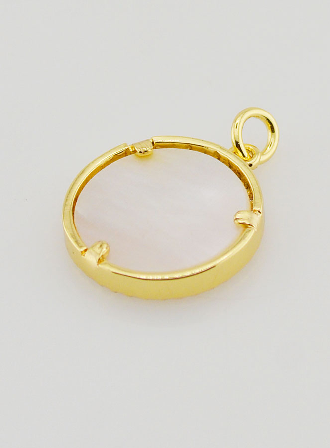 Medalla Ex-Voto, Nácar y Brillantes - 16 mm (pic 4)