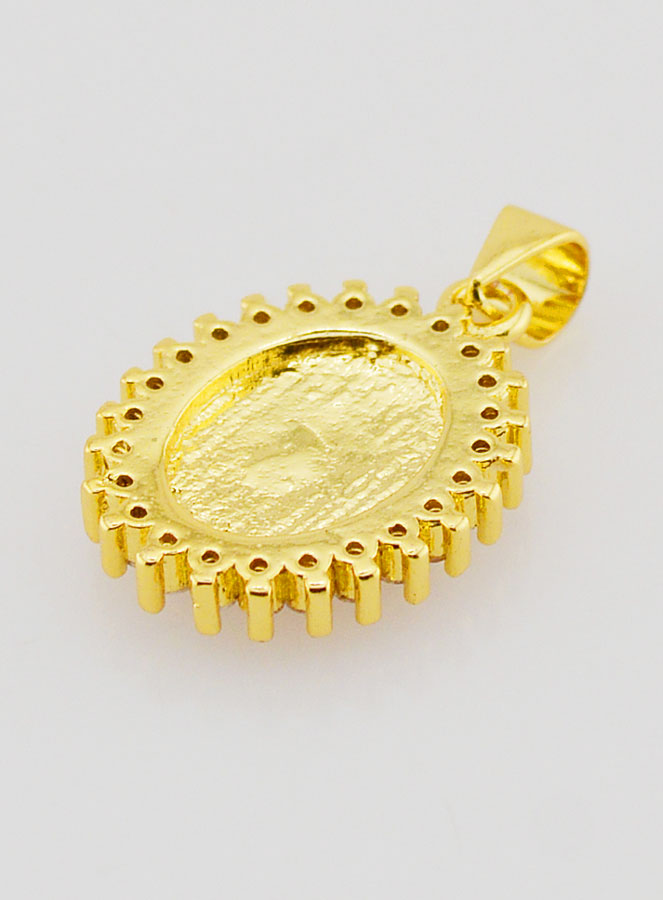 Medalla Milagrosa - Rosa - 17 mm (pic 4)