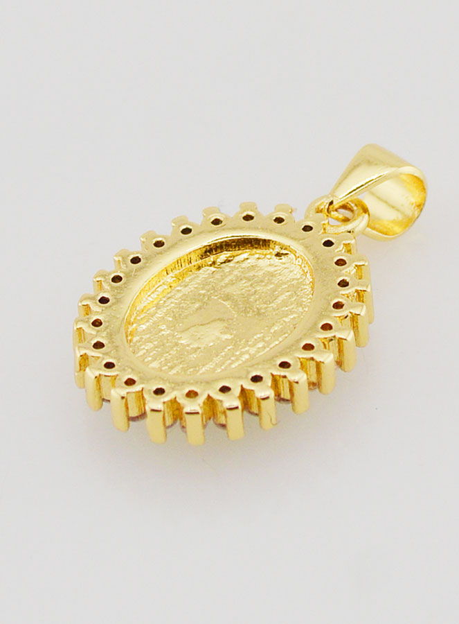 Medalla Milagrosa Verde - 17 mm (pic 4)