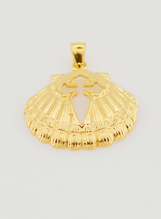 Medalla con concha y cruz de Santiago de Compostela (pic 2)