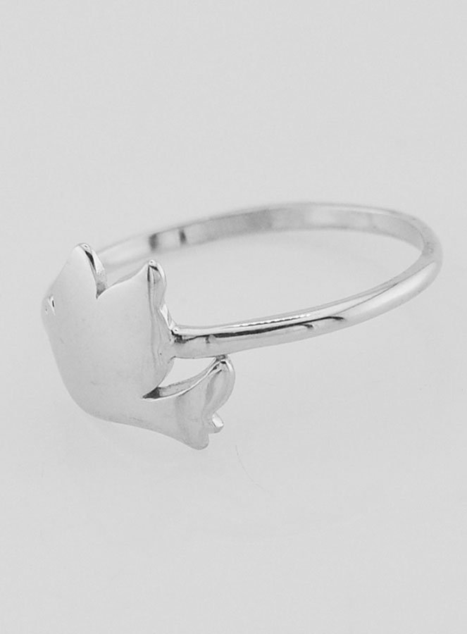 Anillo con paloma de la paz en plata - Talla 58 (pic 2)