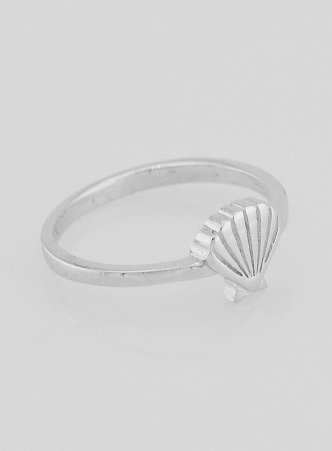 Anillo de plata con concha de Santiago de Compostela - Talla 56 (pic 3)