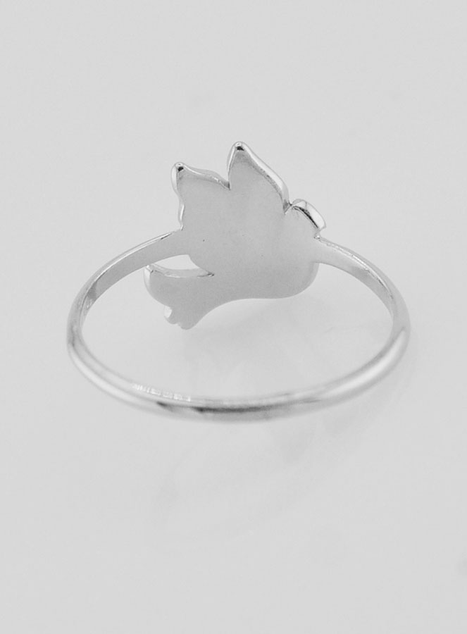 Anillo Paloma de la Paz en Plata - Talla 52 (pic 4)