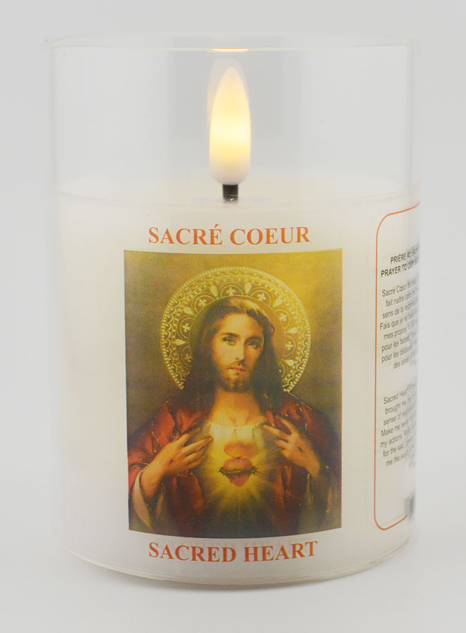 Lámpara de noche LED - Oración al Sagrado Corazón de Jesús (pic 1)