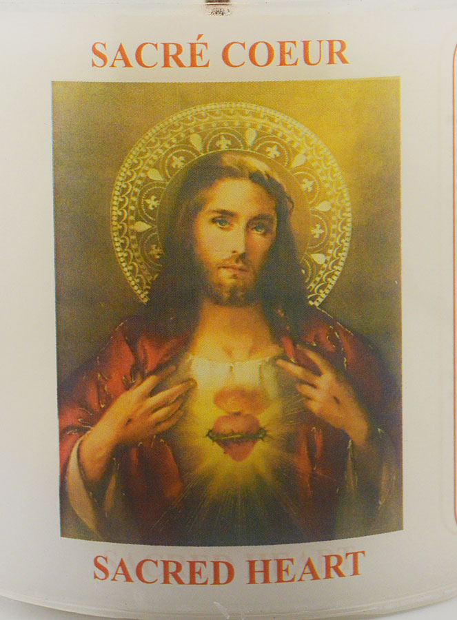 Vela de iglesia a pilas - Sagrado Corazón de Jesús (pic 3)