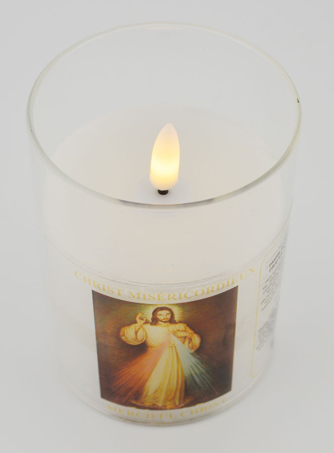 Vela de iglesia a pilas - Cristo misericordioso (pic 2)